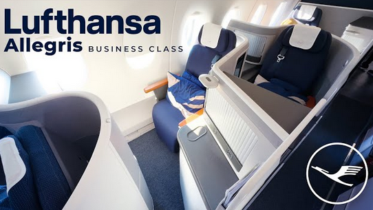 Lufthansa Allegris business class cabin